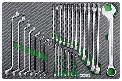 Dulap scule Toptul echipat 340 piese; 7 sertare Toptul - imagine 5