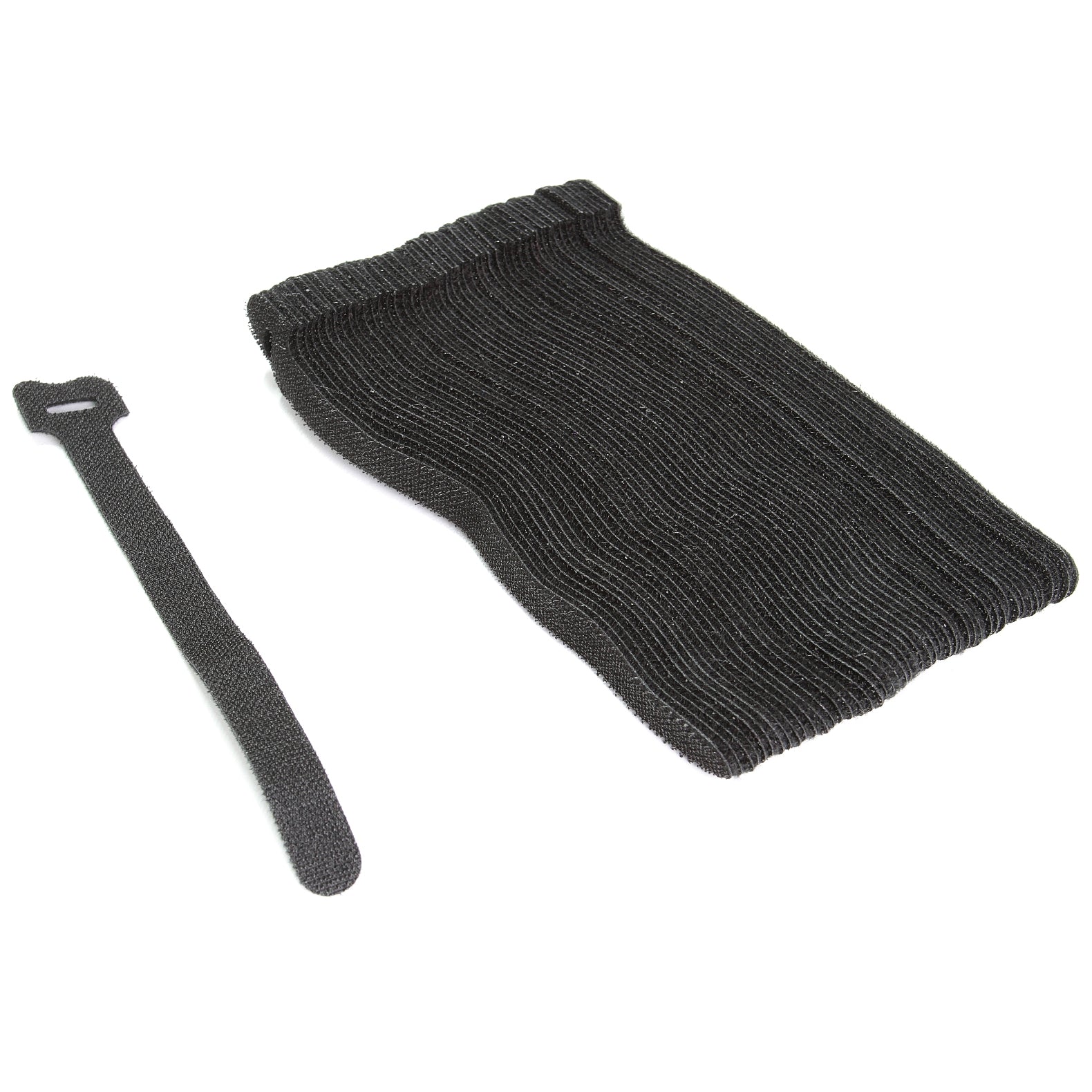 Cleme pentru cabluri negre 12,5x180mm 50buc MTR - imagine 2