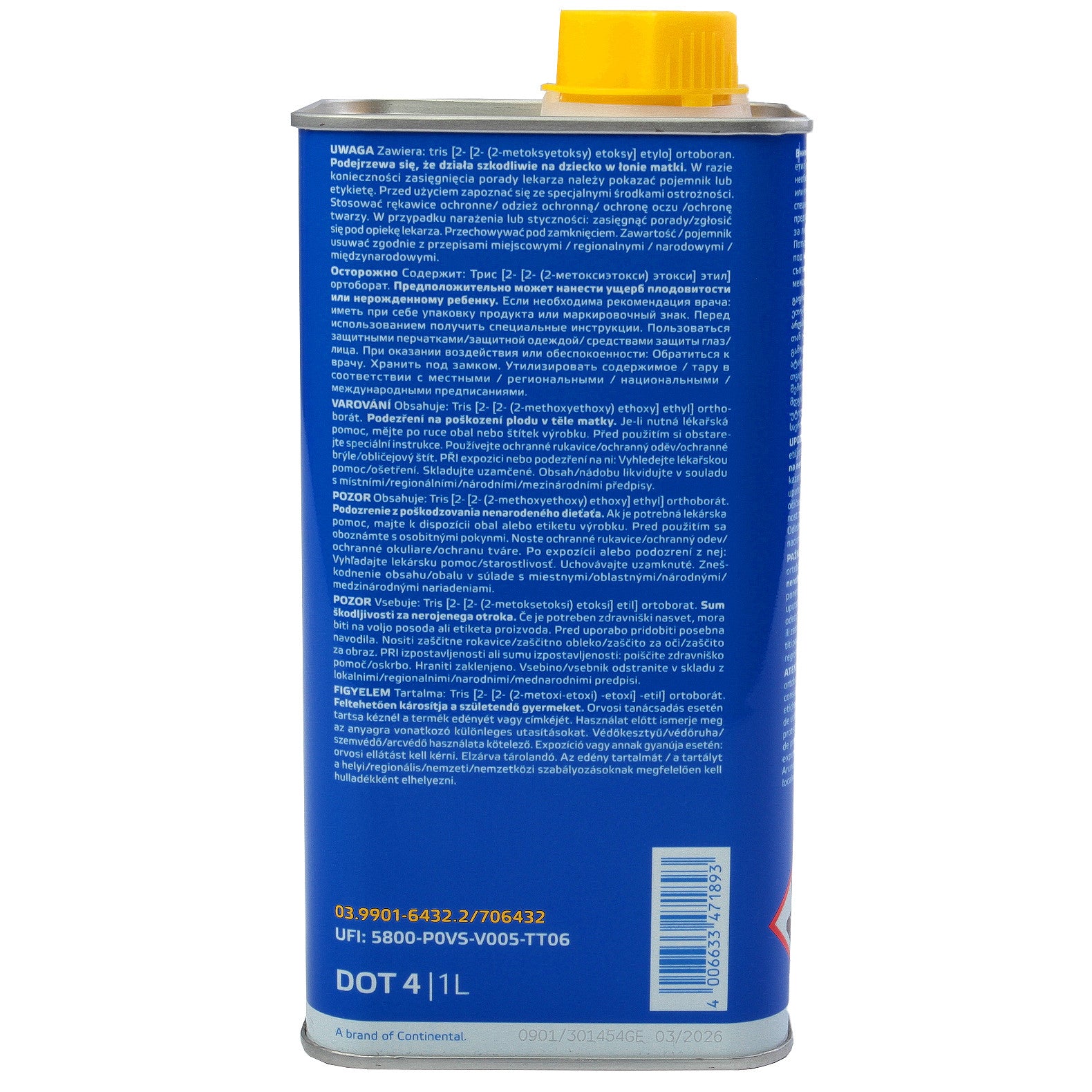 Lichid de frana ATE SL6 DOT4 1L ATE - imagine 3