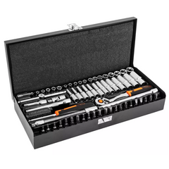 Set de chei tubulare 1/4 63 de piese Neo Tools - imagine 2