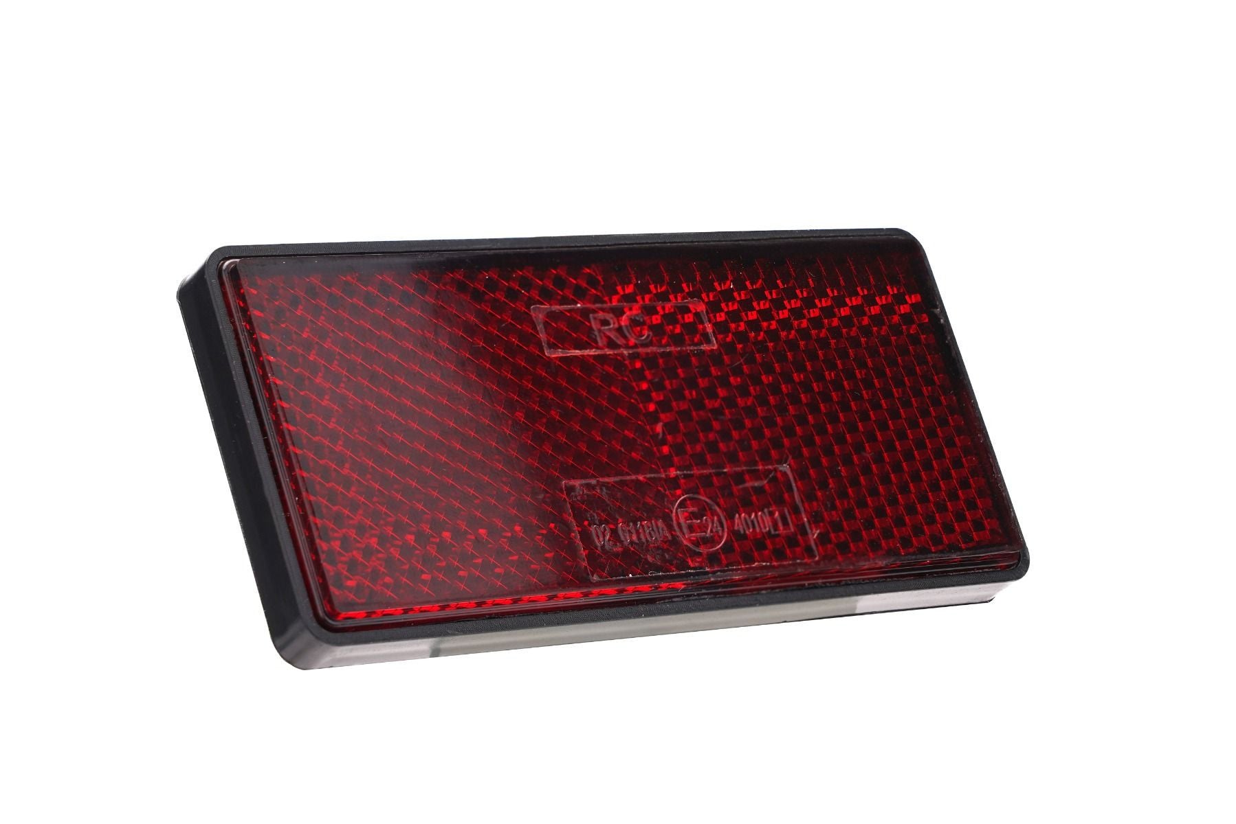 Catadioptru dreptunghiular autoadeziv 86x40 mm Rosu Runkit - imagine 3