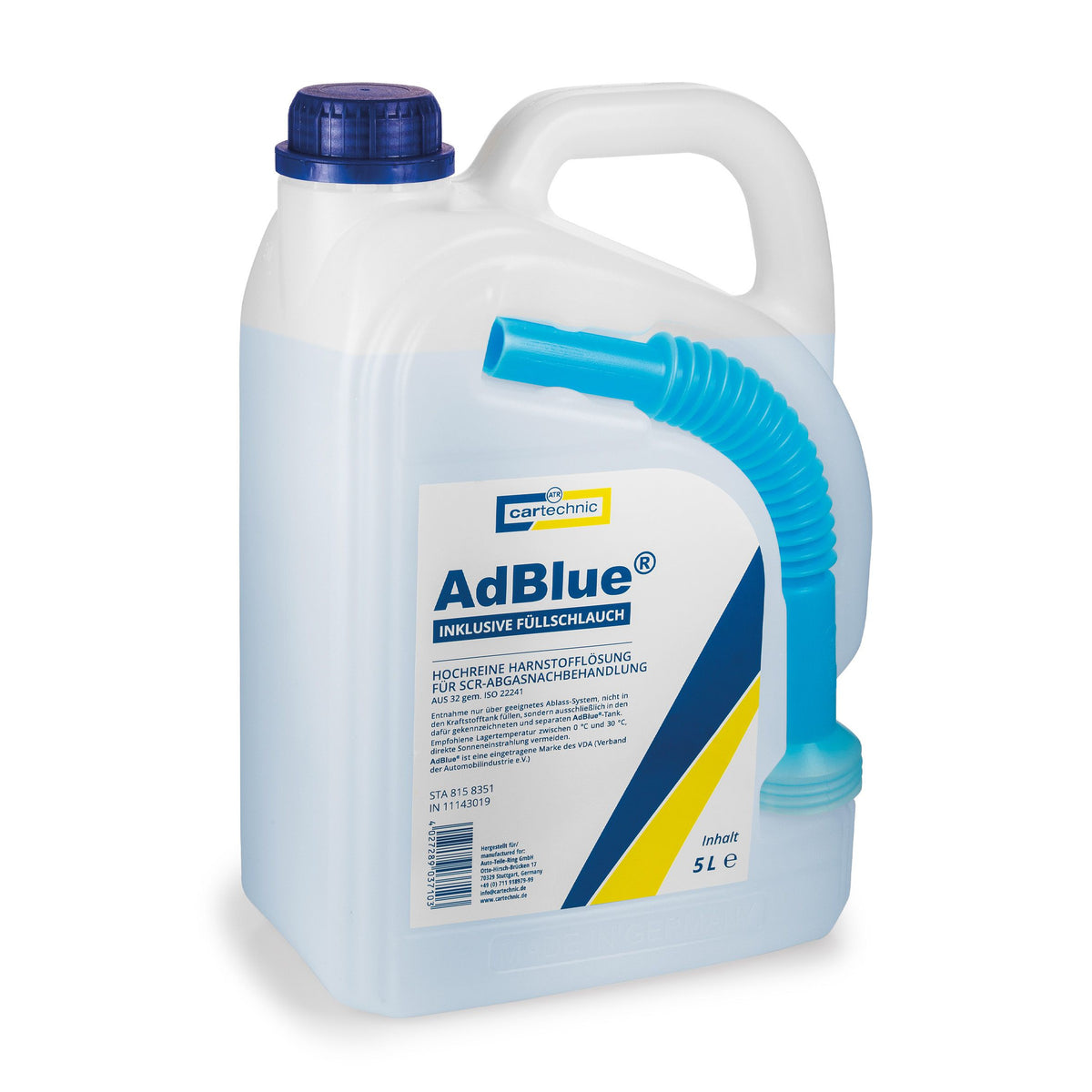 Solutie AdBlue Cartechnic 5L Cartechnic - imagine 1