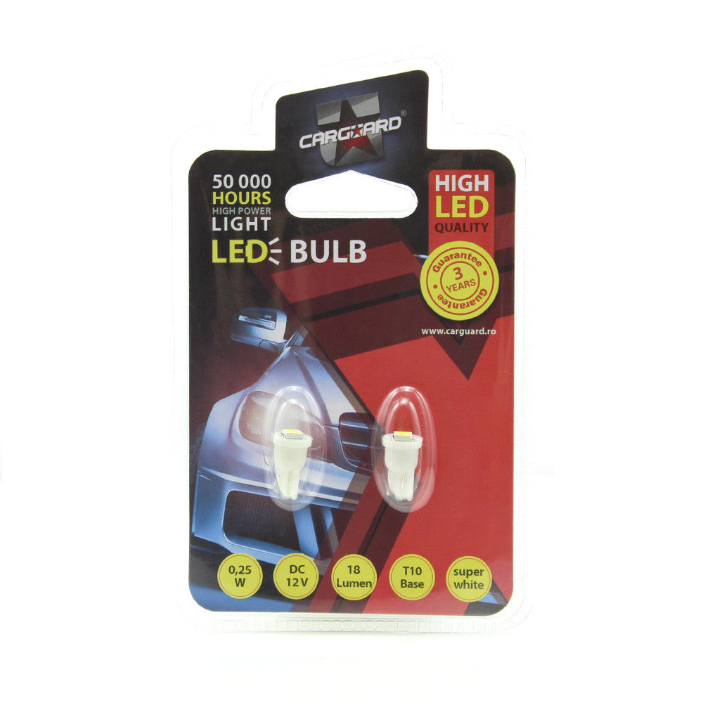 Bec MTR T10 12V 0.25W Set 2 buc Carguard - imagine 3