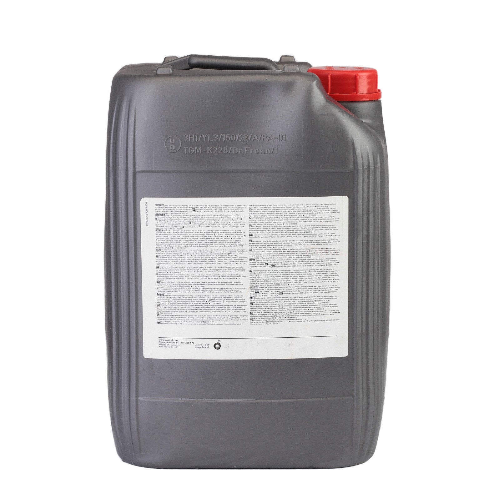 Ulei motor Castrol Gtx Ultraclean 10W40 20L Castrol Professional - imagine 3