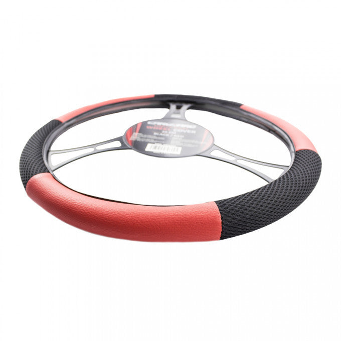 Husa Volan Auto - Rosu/Negru Carguard - imagine 4