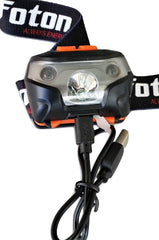 Lanterna frontala reincarcabila Foton Sport HL5643 3W+Rosu 120 lumeni Foton - imagine 3