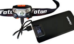 Lanterna frontala reincarcabila Foton Sport HL5643 3W+Rosu 120 lumeni Foton - imagine 4