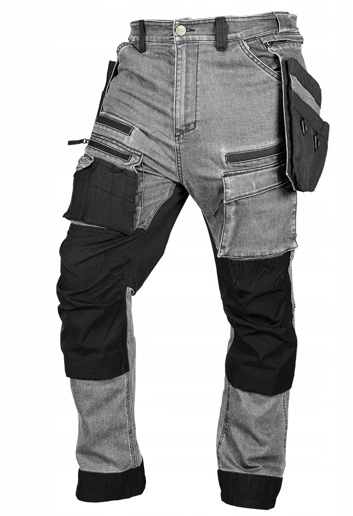 Pantaloni de lucru NEO Tools, atelier, gri, material denim L Neo Tools - imagine 1