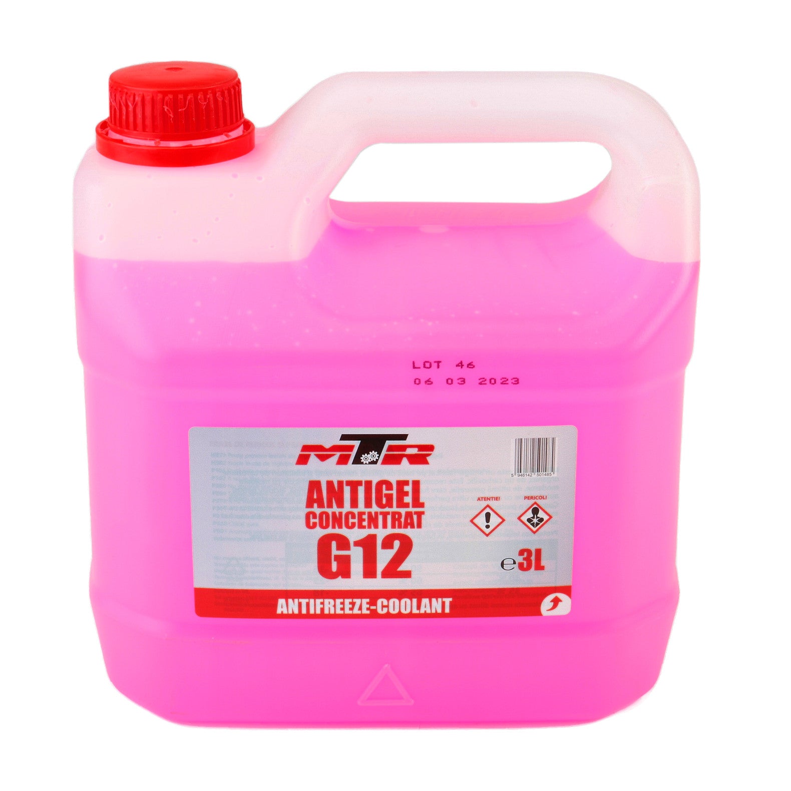 Antigel concentrat Rosu G12 (-60°C) 3L MTR - imagine 1