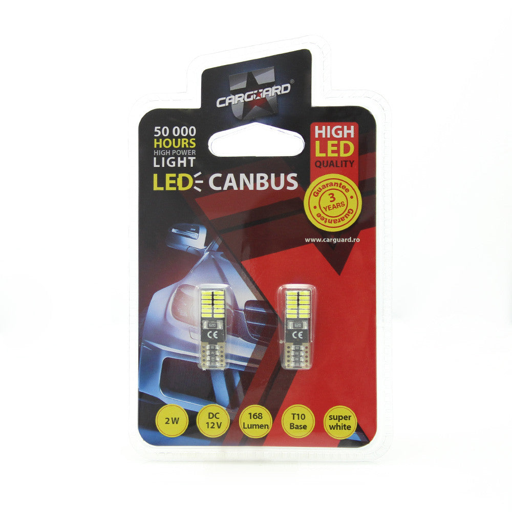 Bec MTR T10 12V 2W Set 2 buc Carguard - imagine 4
