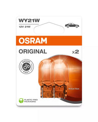 Bec Osram Original WY21W | 12V - 25W - LX3x16d - Set 2 buc Osram - imagine 1