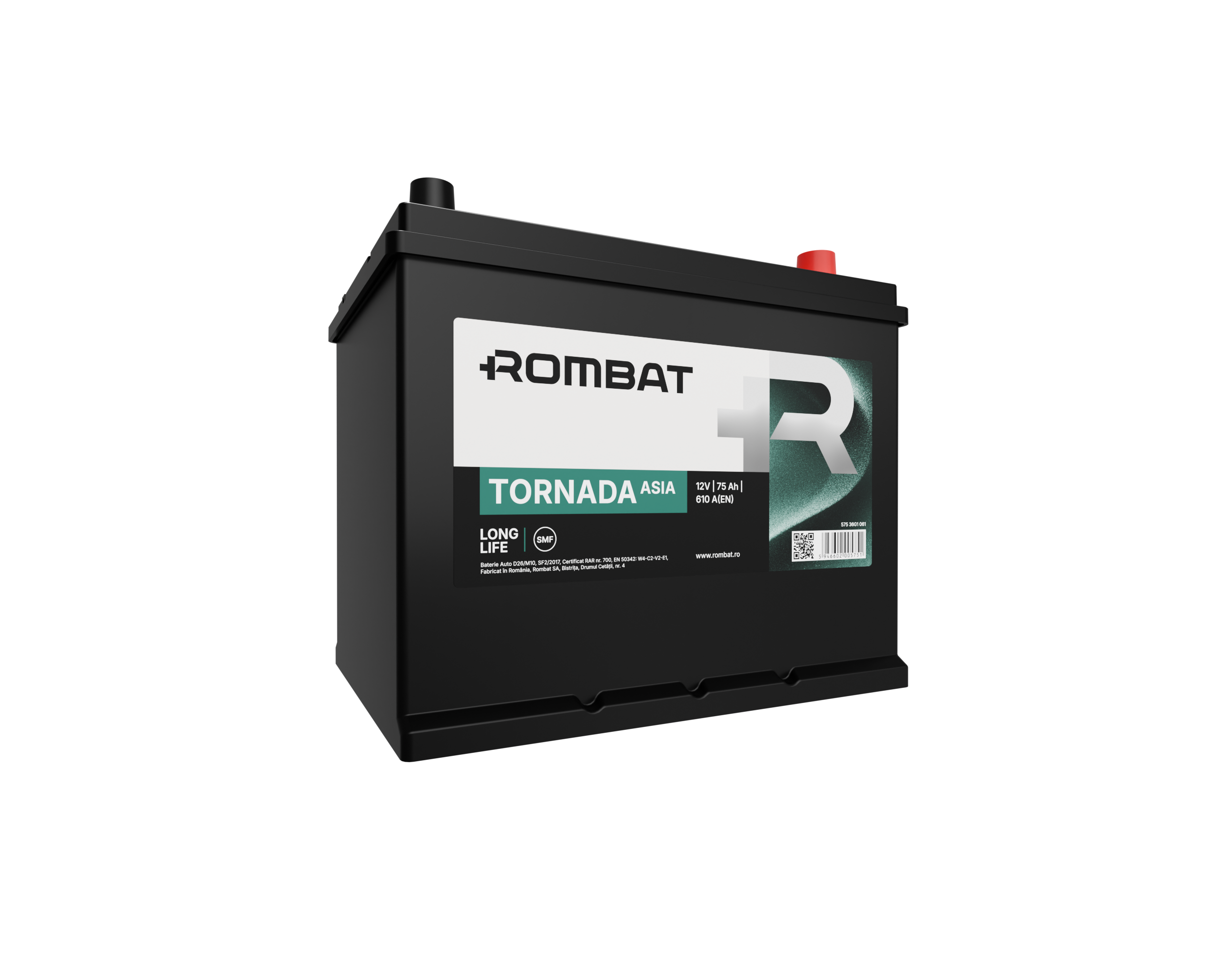 Acumulator Rombat Tornada Asia 75 Ah Rombat - imagine 3