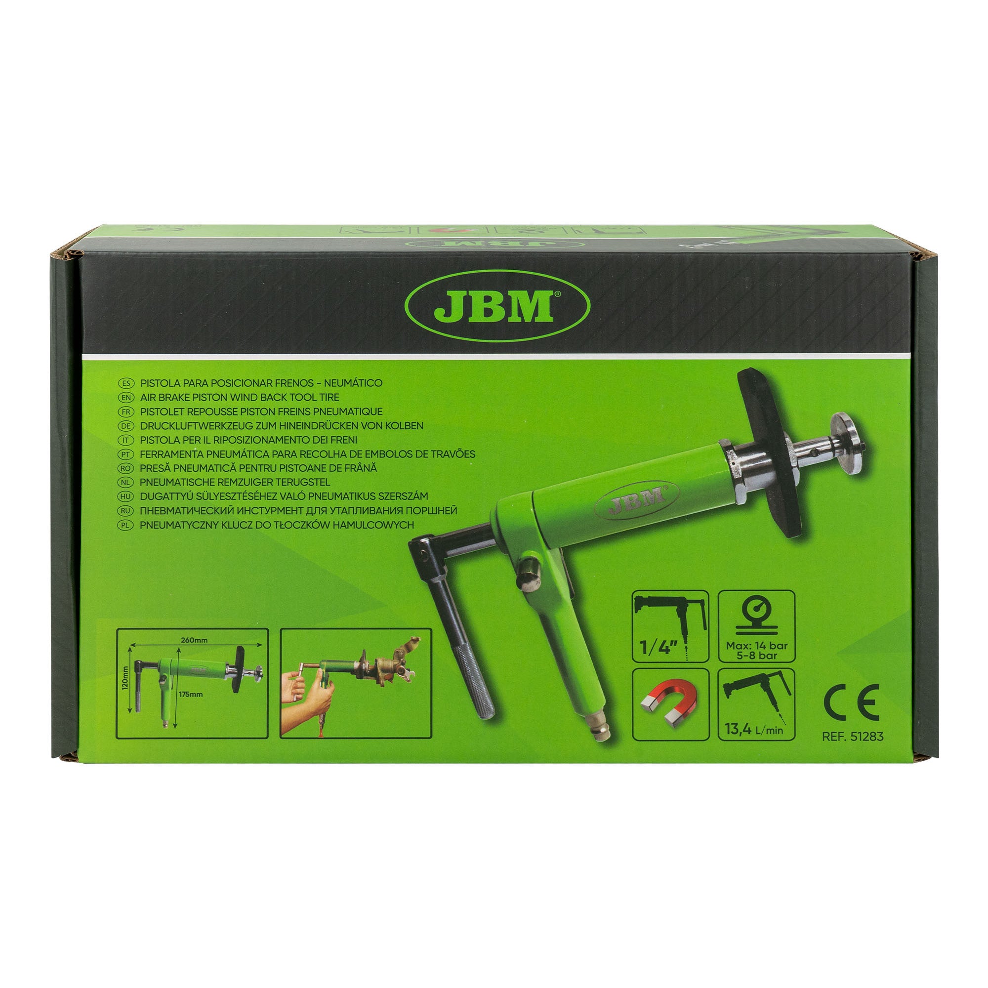 PRESĂ PNEUMATICĂ PENTRU PISTOANE DE FRÂNĂ JBM - imagine 3