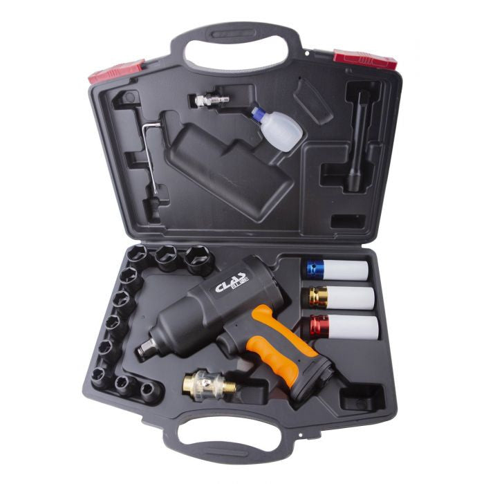 Pistol pneumatic de impact 1600Nm cu set tubulare Clas - imagine 1
