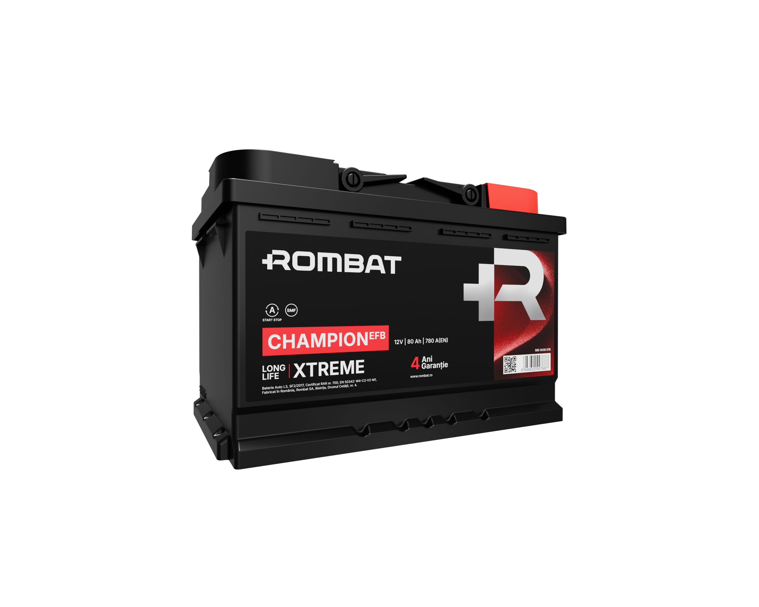 Acumulator Rombat Champion 80 Ah [Start-Stop] Rombat - imagine 3