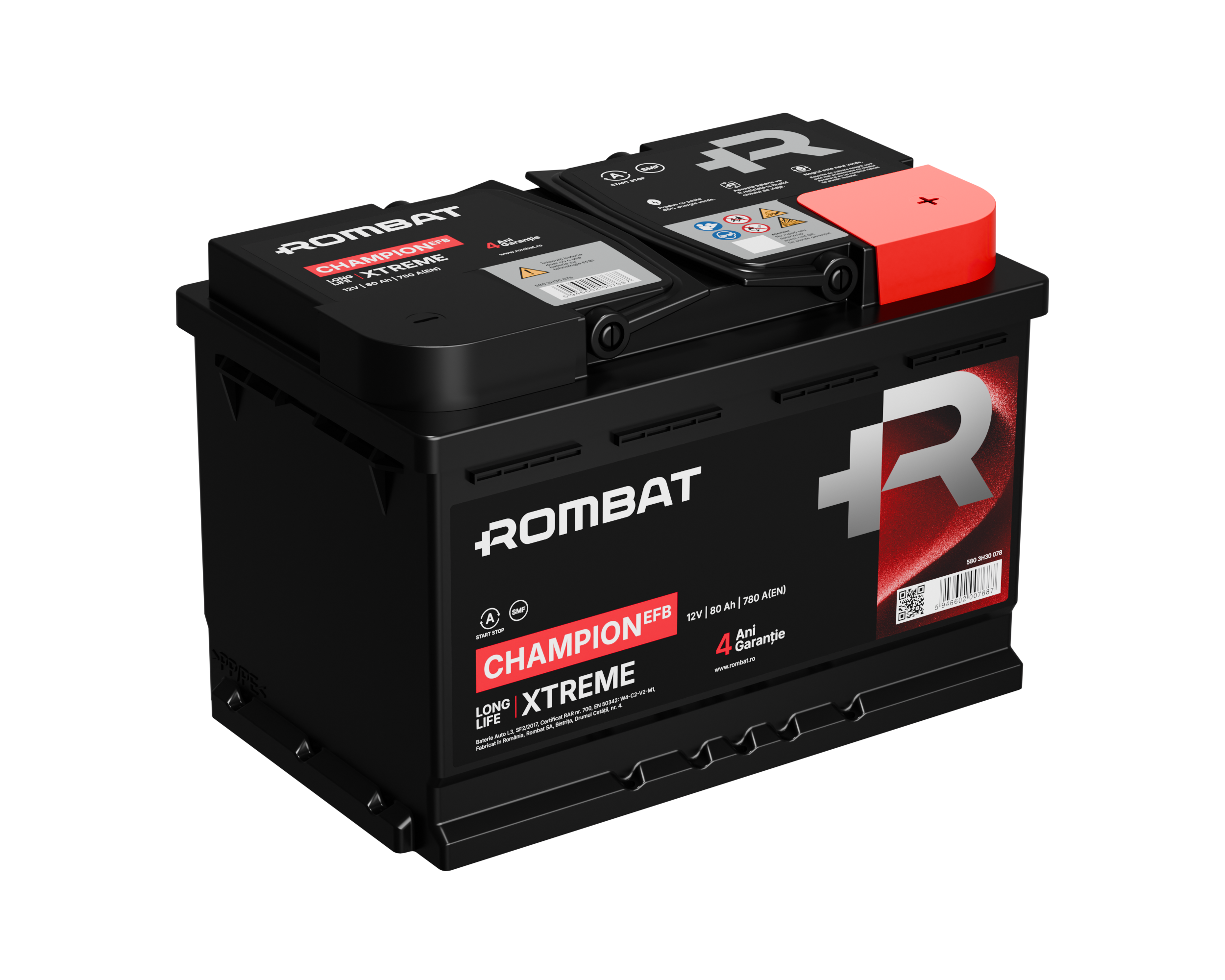 Acumulator Rombat Champion 80 Ah [Start-Stop] Rombat - imagine 4