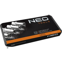 Set extractoare cilindrice , 4 piese,1/2''. CrV Neo Tools - imagine 2