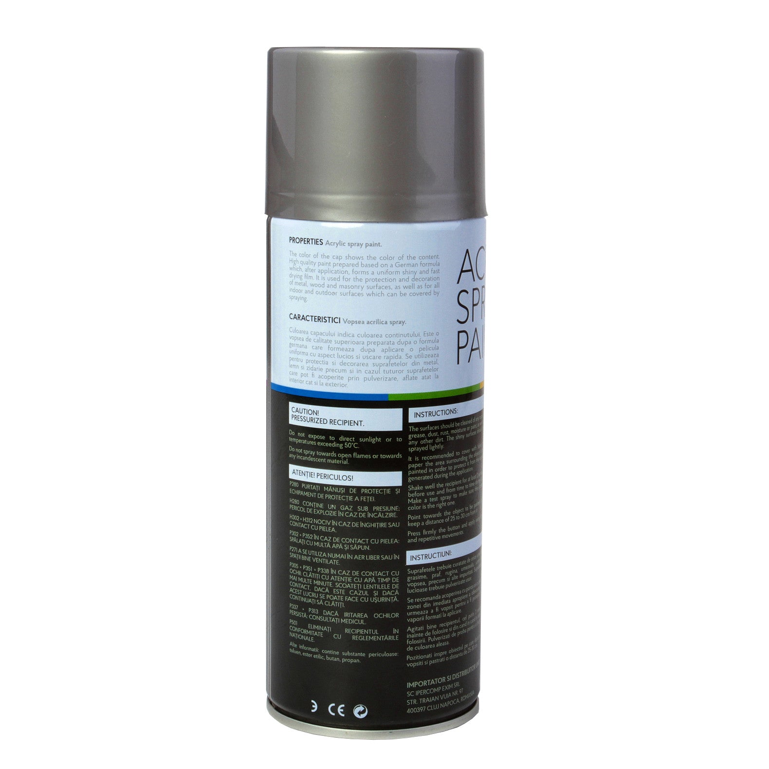 Spray grund Gri 450 ml Noxaro - imagine 2