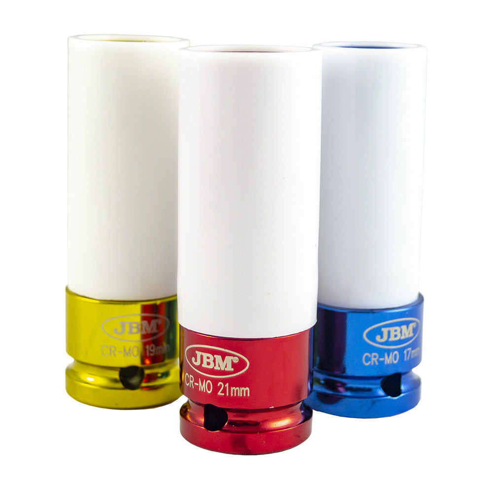 Set 3 tubulare impact cu protectie pentru jante aliaj JBM - imagine 2