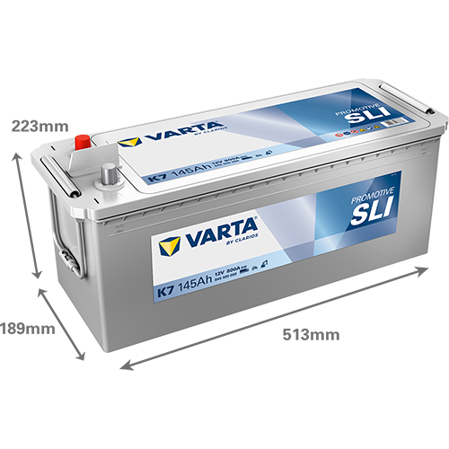Acumulator Varta ProMotive Super Heavy Duty K7 - 145 Ah Varta - imagine 2