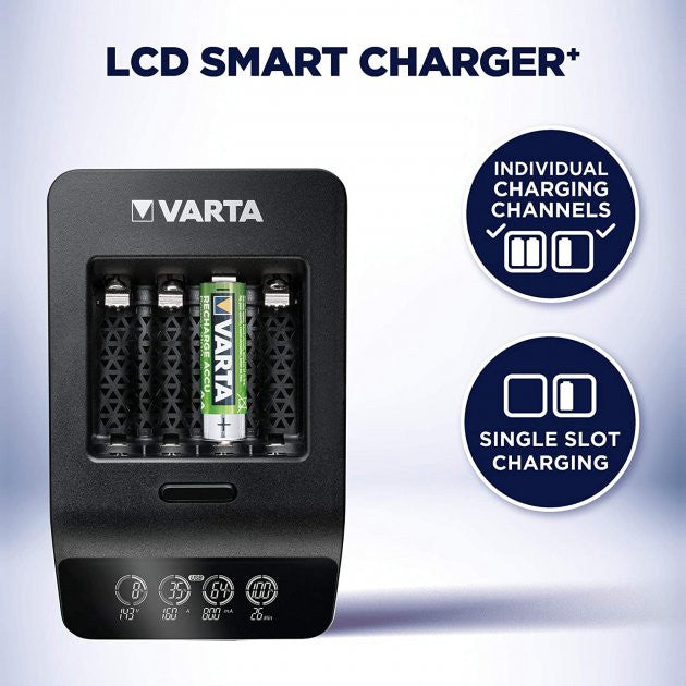 Încărcător VARTA LCD Smart Plus CHARGER+4xAA 2100 mAh (57684101441) Varta - imagine 7