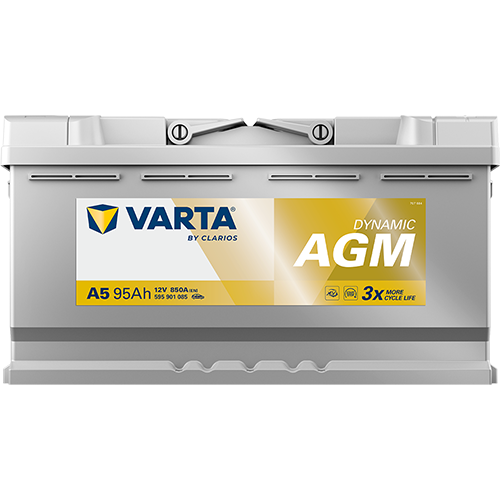 Acumulator Varta Silver  Dynamic AGM XEV A5 95 Ah Varta - imagine 3
