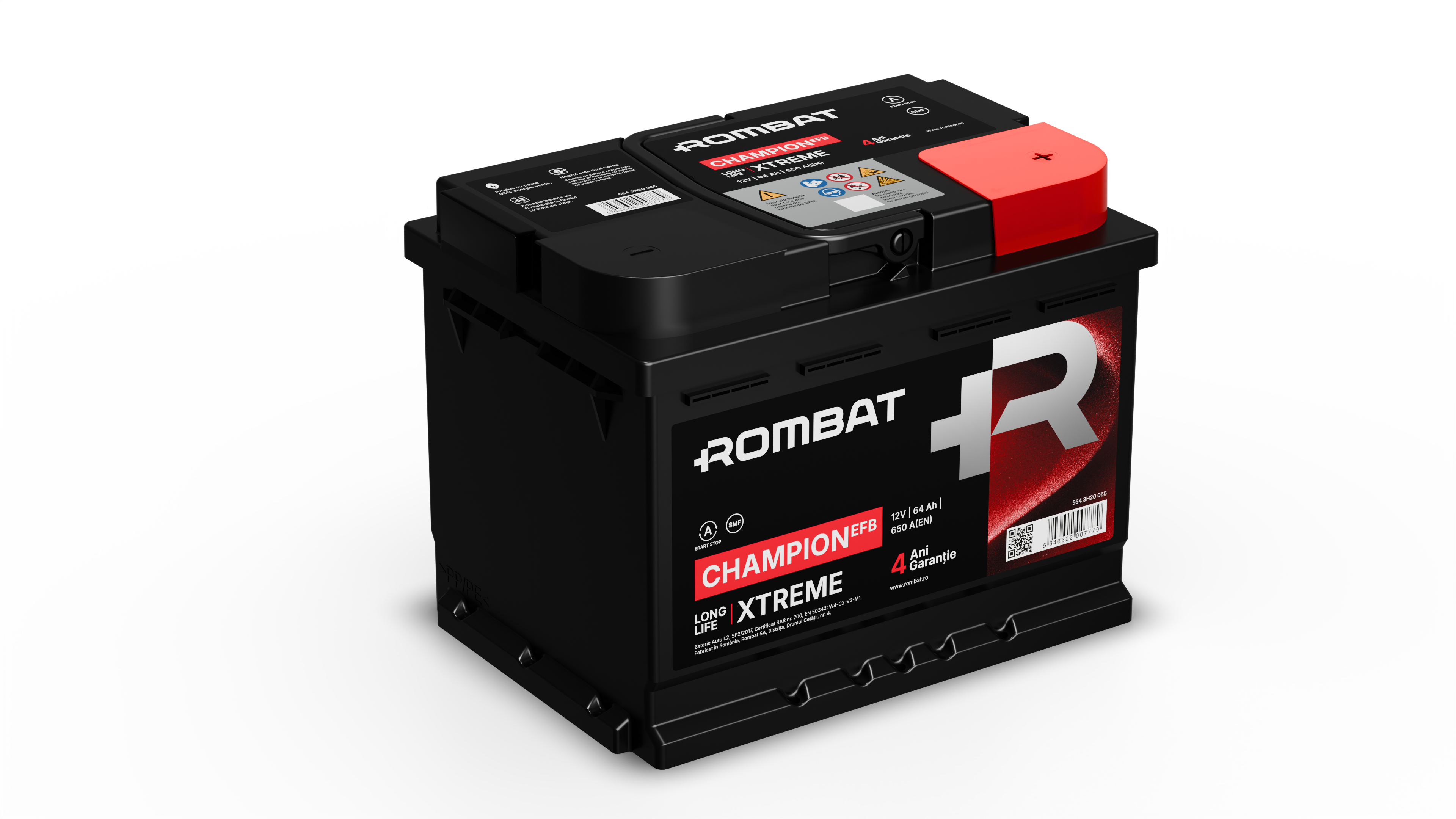 Acumulator Rombat Champion 64 Ah [Start-Stop] Rombat - imagine 2