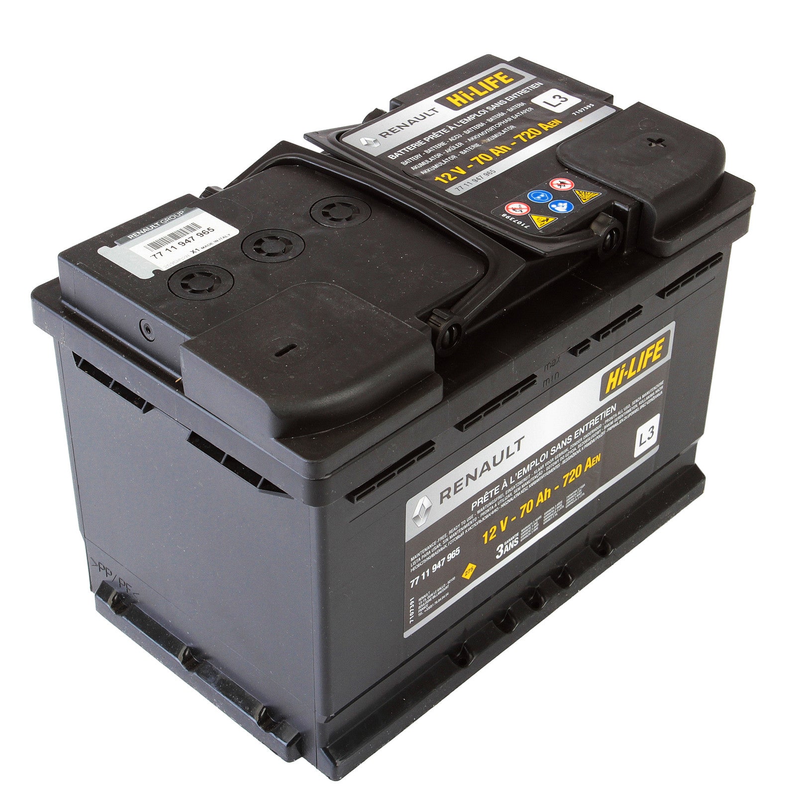 Acumulator Renault Hi-Life 70 Ah 720A Renault - imagine 2