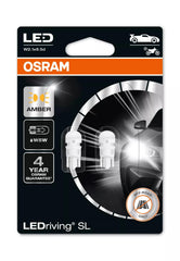 Bec Osram LEDriving SL W5W Galben | 12V - W2.1x9.5d - Set 2 buc (Off-Road) Osram - imagine 1