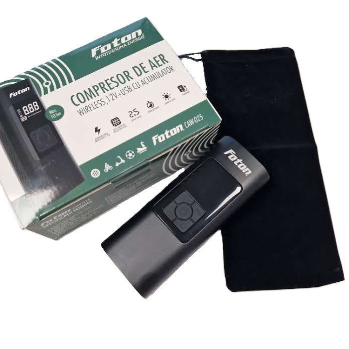 Compresor cu acumulatorFoton CAW-025 12V+USB 10bar Foton - imagine 5