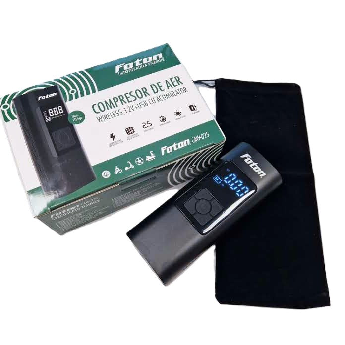 Compresor cu acumulatorFoton CAW-025 12V+USB 10bar Foton - imagine 7