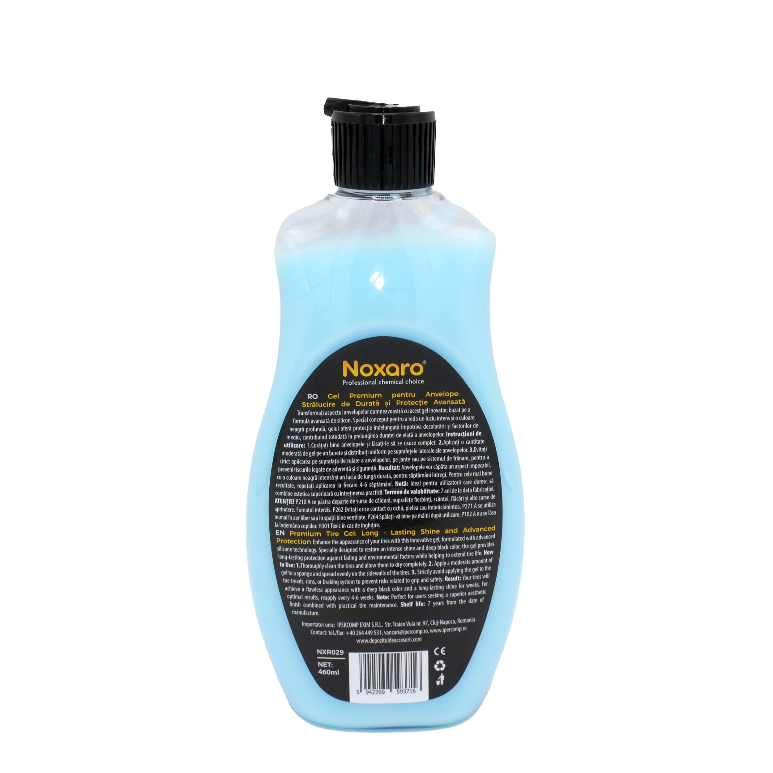 Gel premium pt innegrit anvelope 473ml NOXARO Noxaro - imagine 2