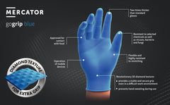 Manusi Mercator Gogrip Nitril (Blue) L Mercator - imagine 4