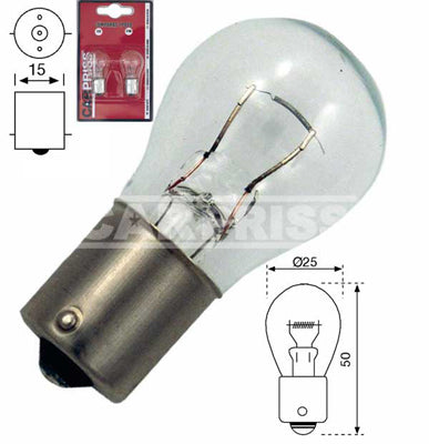 Bec Carpriss P21W 12V 21W BA15s Set 2 buc Carpriss - imagine 1