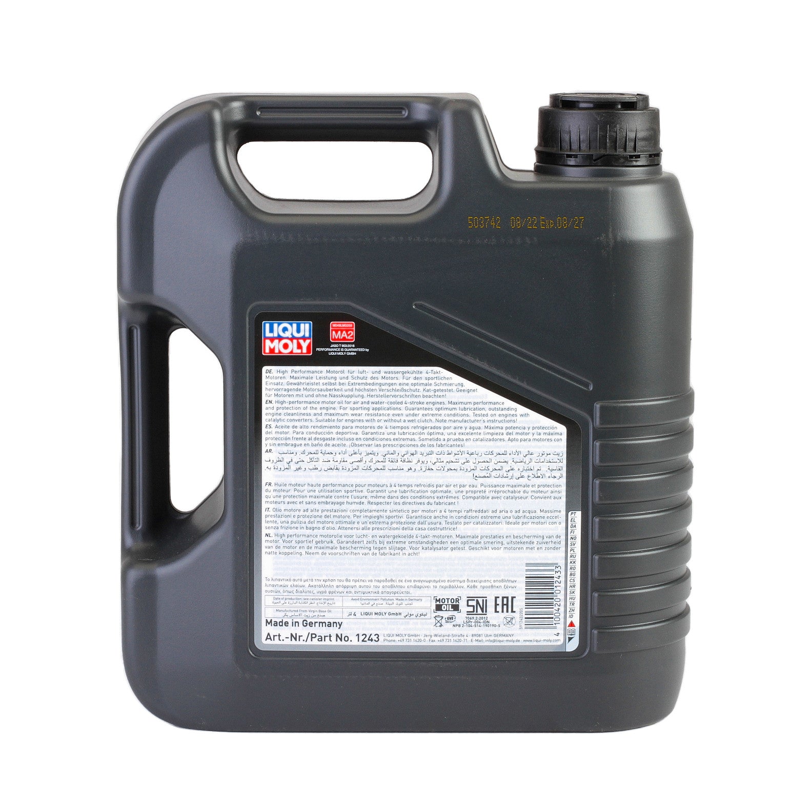 Ulei moto Liqui Moly Racing 4T 10W40 4L Liqui Moly - imagine 3