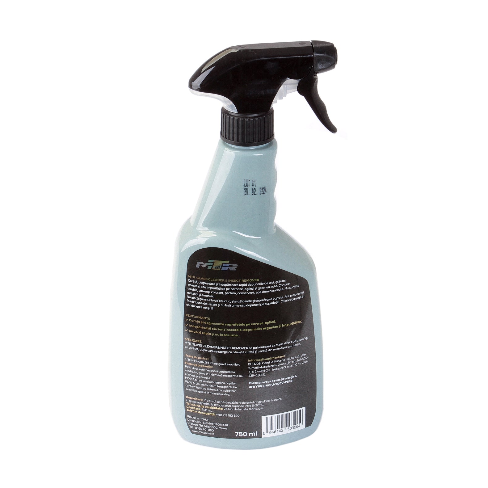 Solutie Premium MTR curatare geamuri si indepartare insecte 750 ml MTR - imagine 2