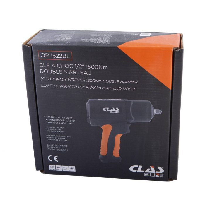 Pistol pneumatic de impact 1/2" 1600Nm Clas - imagine 4