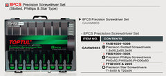 Set surubelnite de precizie T15X50, T20X50 (8 piese) Toptul - imagine 2