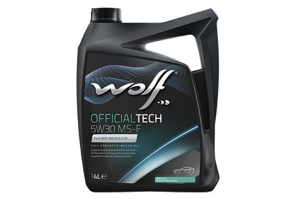 Ulei motor turisme Wolf OfficialTech MS-F 5W30 4L Wolf - imagine 1