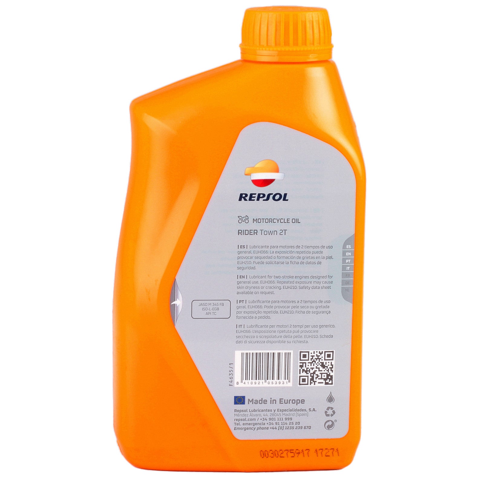 Ulei Repsol RIDER TOWN 2T 1L Repsol - imagine 3