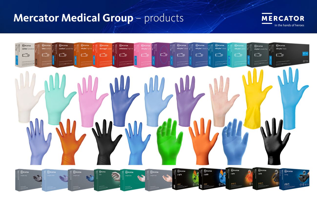 Manusi Mercator Gogrip Nitril (Blue) L Mercator - imagine 2