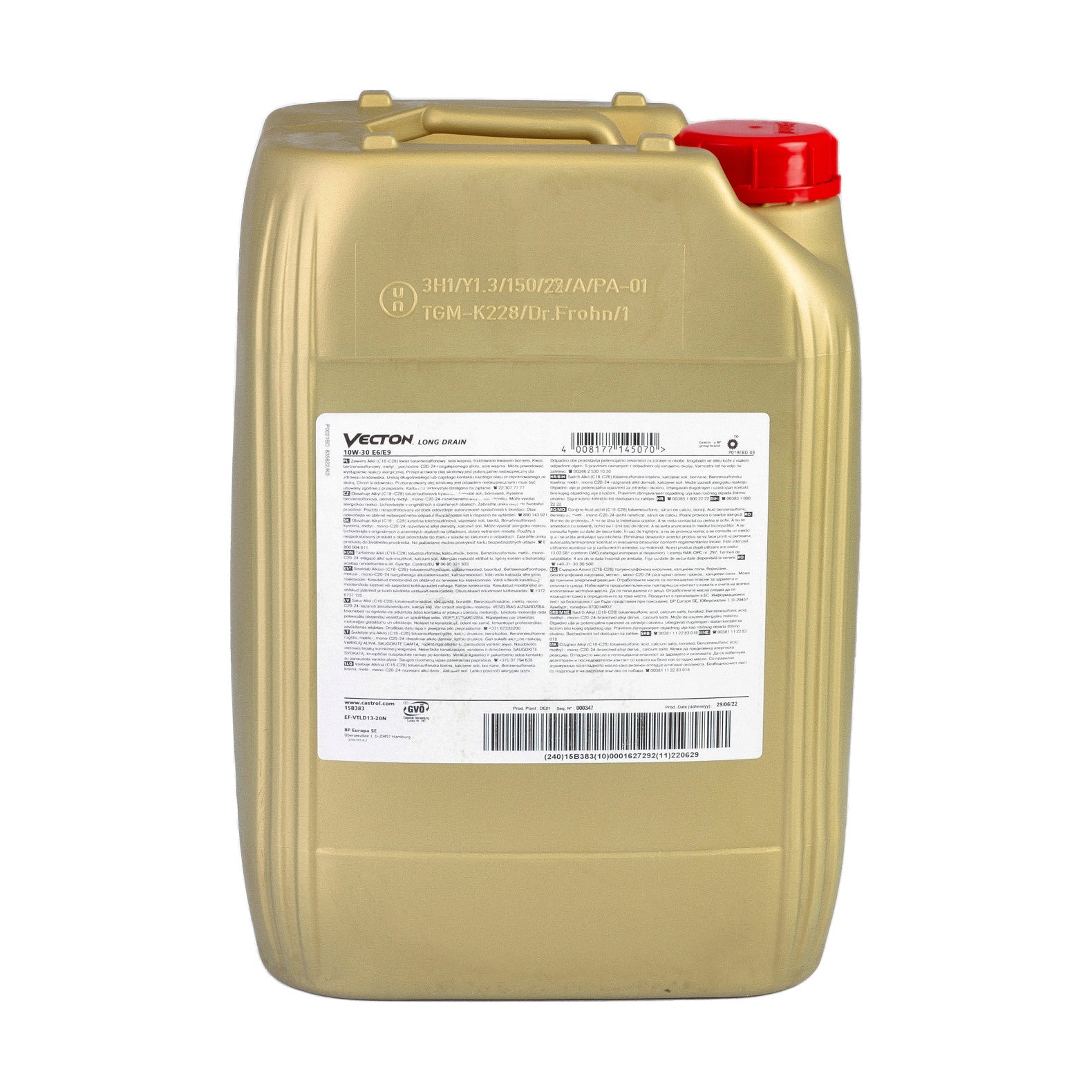 Ulei motor Castrol Vecton Long Drain 10W30 20L Castrol - imagine 2