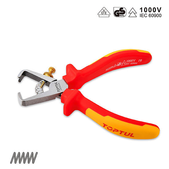 Cleste pentru decablat fire 6 inch izolat 1000V Toptul - imagine 1