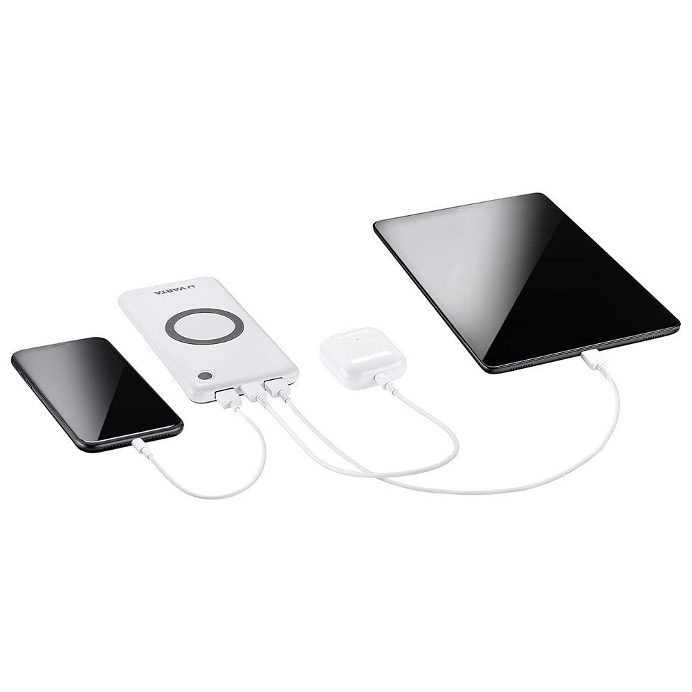 Acumulator extern Wireless Power Bank 10.000 mAh Varta - imagine 5