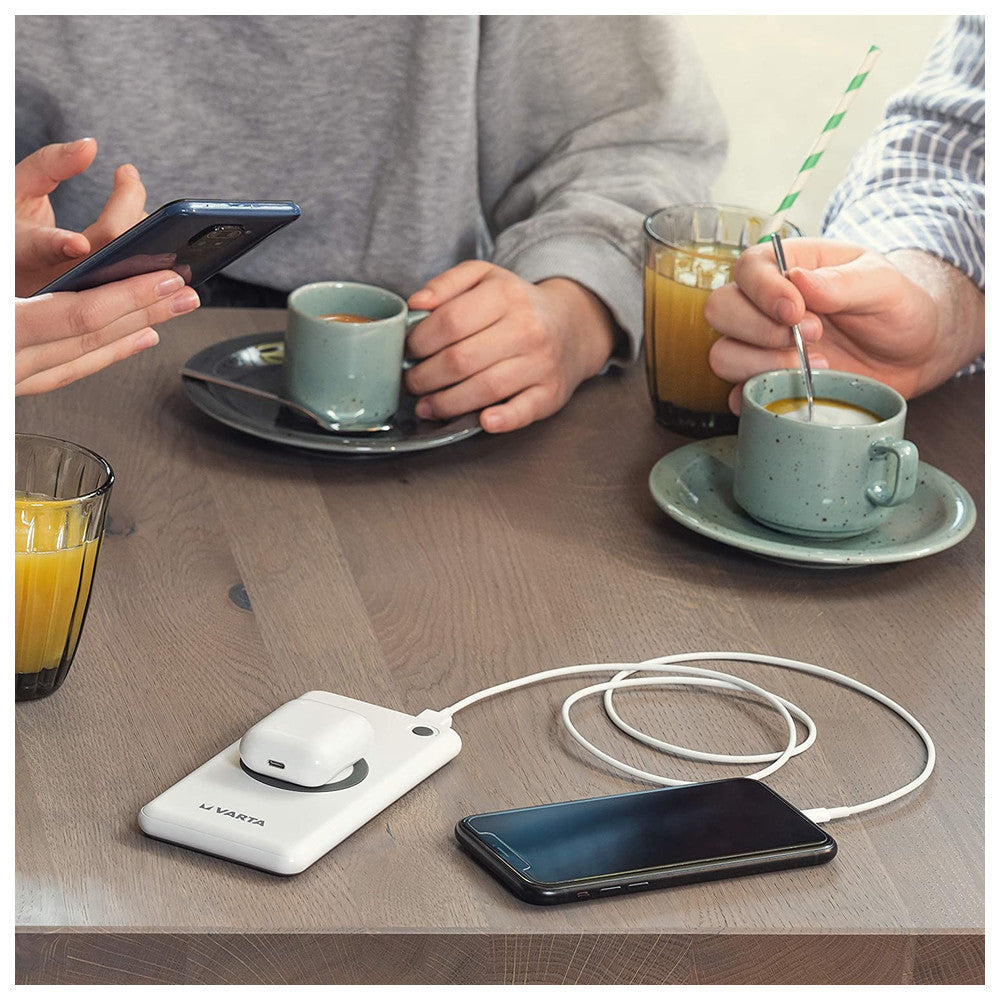 Acumulator extern Wireless Power Bank 10.000 mAh Varta - imagine 6