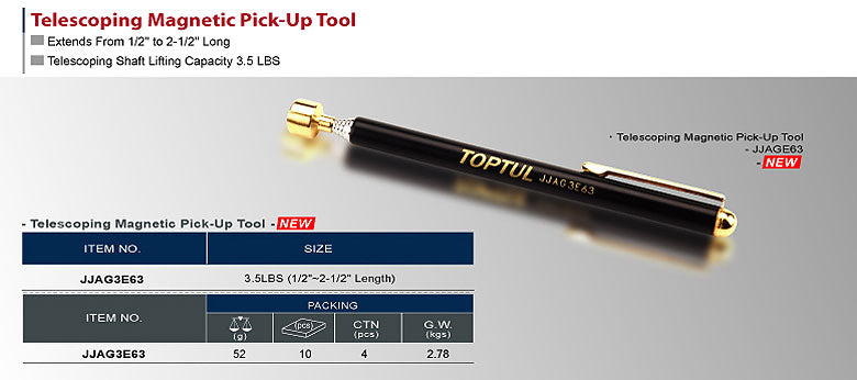Magnet telescopic Toptul - imagine 1