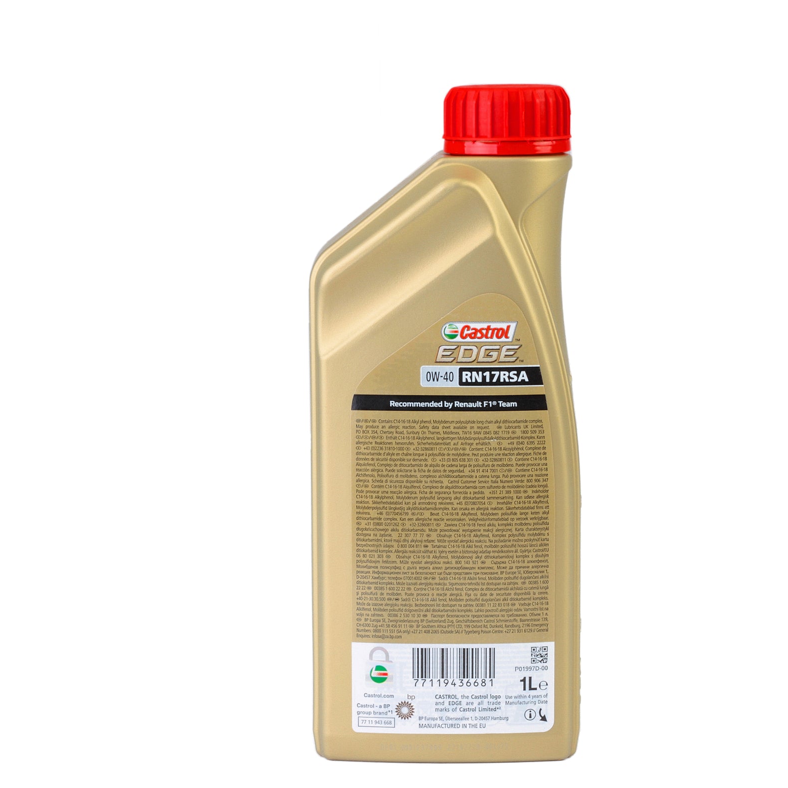 Ulei motor Renault-Castrol Edge 0W40 RN17 RSA 1L Renault - imagine 3