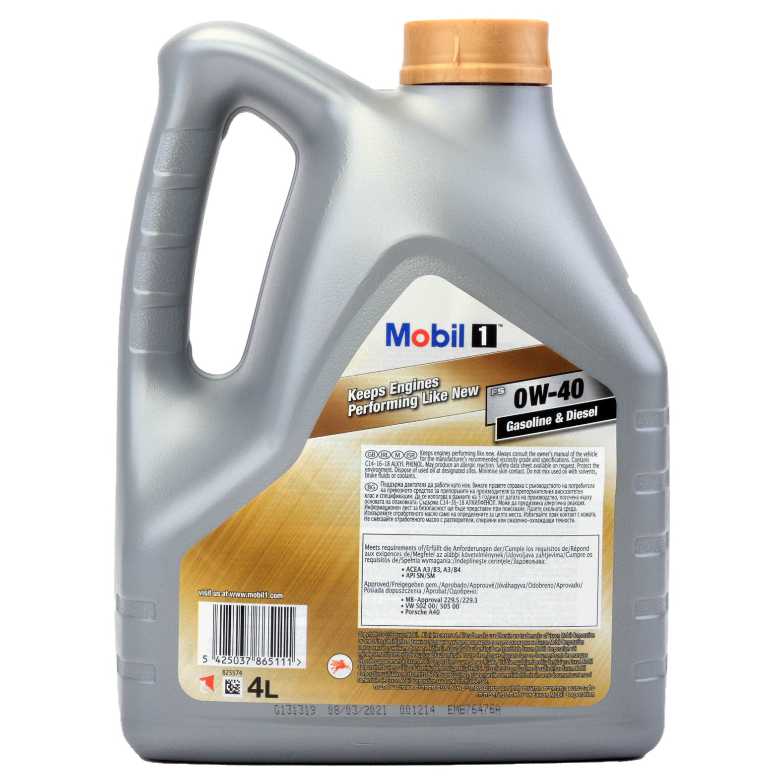 Ulei motor Mobil 1 Fs 0W40 4L Mobil - imagine 3