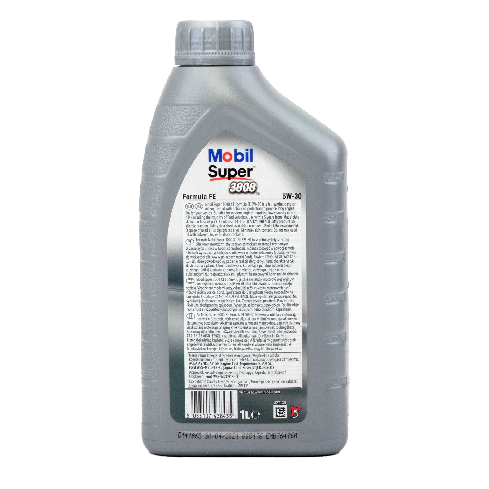 Ulei motor Mobil Super 3000 X1 Formula Fe 5W30 1L Mobil - imagine 3