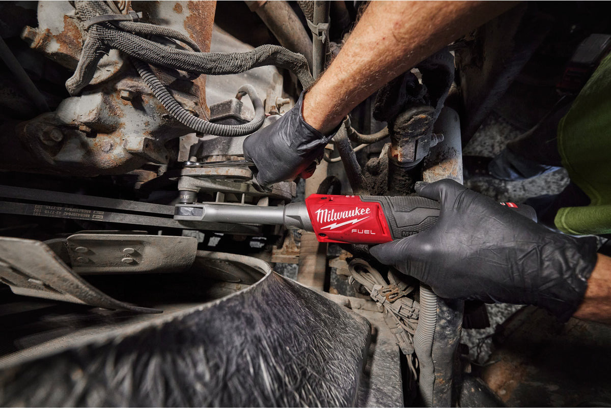 Antrenor cu clichet Milwaukee M12 FPTR-202X, FUEL™ INSIDER™ PASS-THROUGH, 2 x acumulator M12 B2, 1 x încărcător C12 C, 1 x cutie HD, cod 4933499411 Milwaukee - imagine 2